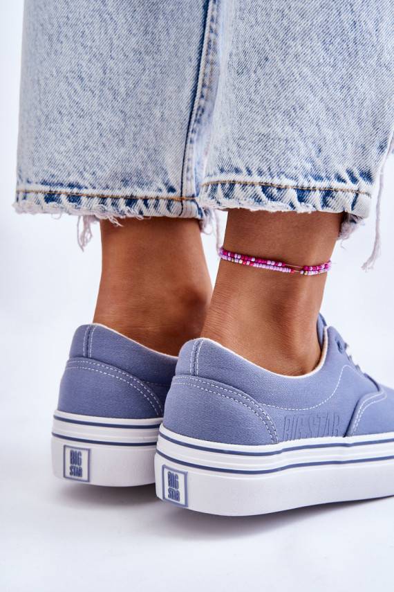   Sporta apavi ar platformu Big Star LL274231 Zilas krāsas