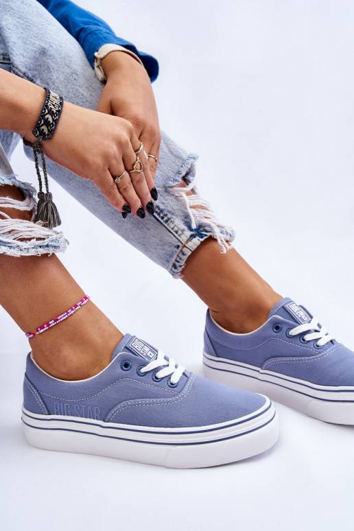   Sporta apavi ar platformu Big Star LL274231 Zilas krāsas