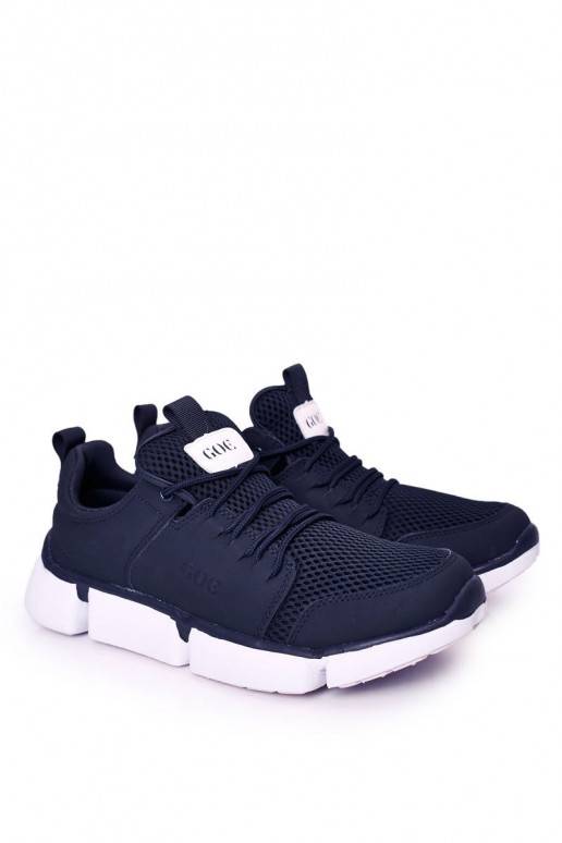 vīriešiem Sportiska stila apavi Sneakers modeļa apavi GOE HH1N4031 tumši zilas krāsas
