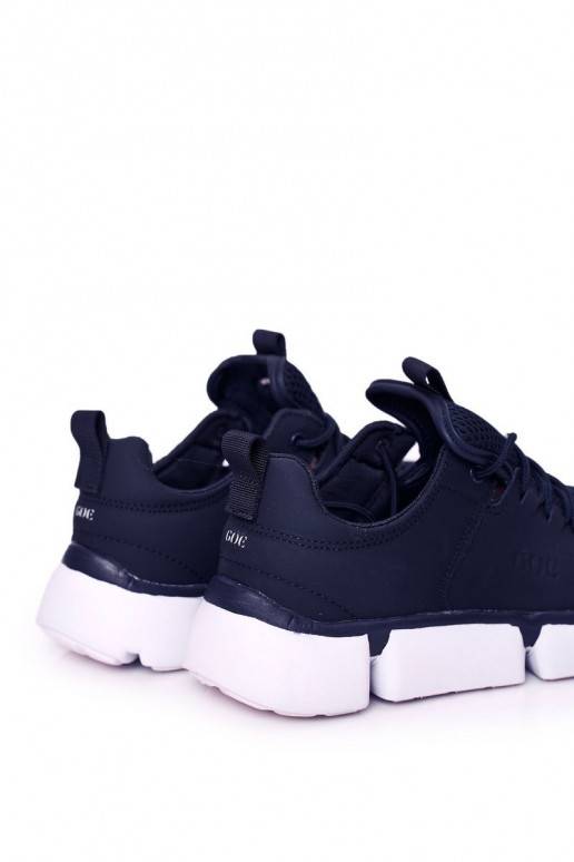 vīriešiem Sportiska stila apavi Sneakers modeļa apavi GOE HH1N4031 tumši zilas krāsas