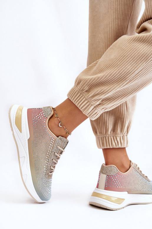 Sneakers modeļa apavi ar mirdzošiem spīdumiņiem Dažādu krāsu Raiden   Sneakers modeļa apavi ar mirdzošiem spīdumiņiem Dažādu krāsu Raiden