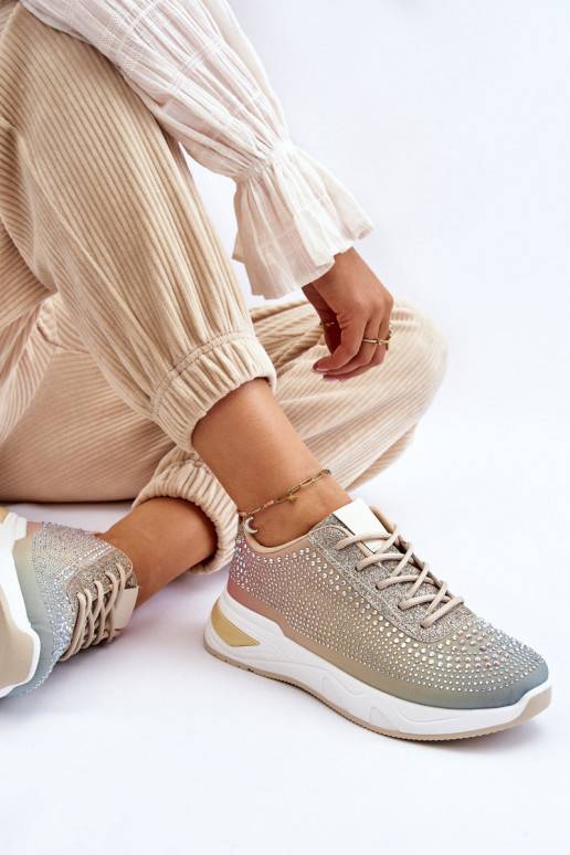 Sneakers modeļa apavi ar mirdzošiem spīdumiņiem Dažādu krāsu Raiden   Sneakers modeļa apavi ar mirdzošiem spīdumiņiem Dažādu krāsu Raiden