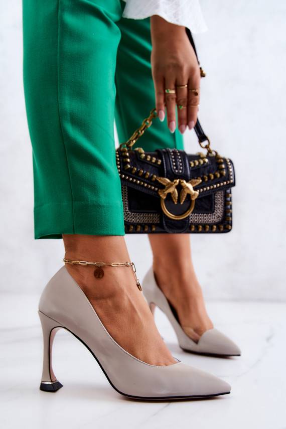  augstpapēžu kurpes Pelēkas krāsas Tamira