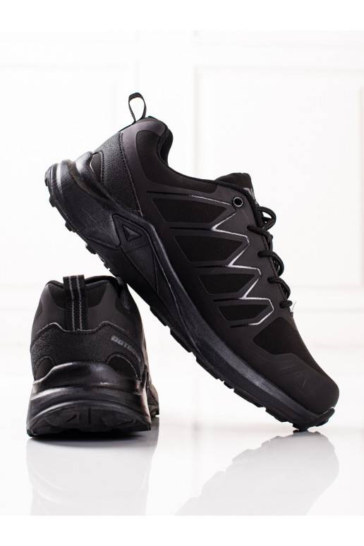 melnas krāsas buty trekkingowe męskie DK Softshell
