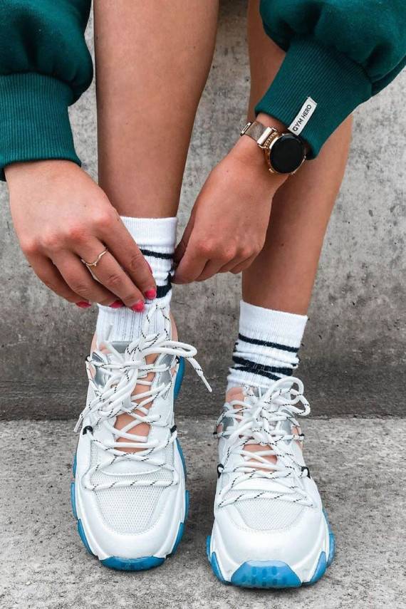 Sportiska stila apavi  GOE HH2N4034 Baltas-Rozā krāsas