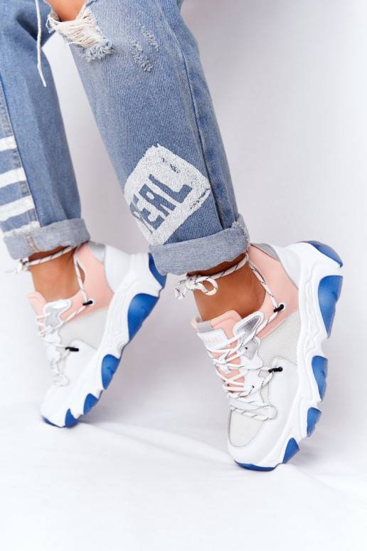 Sportiska stila apavi  GOE HH2N4034 Baltas-Rozā krāsas