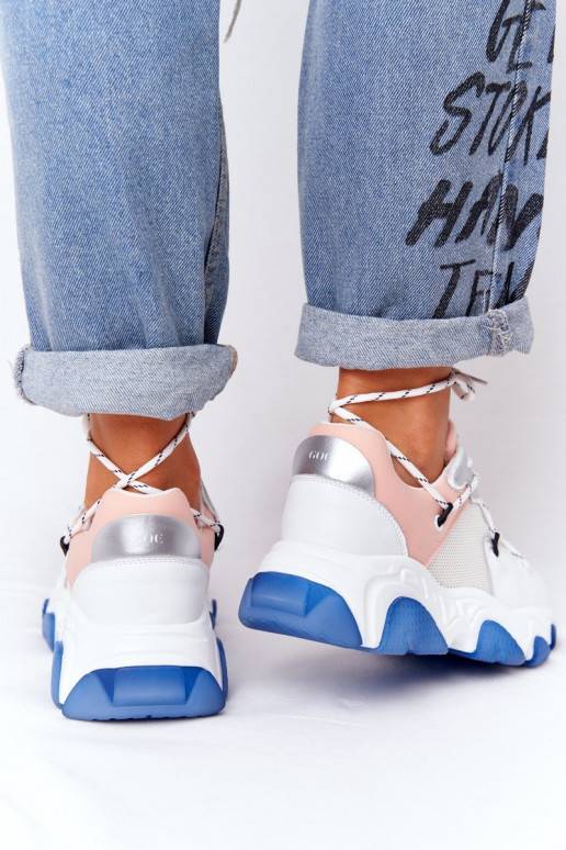 Sportiska stila apavi  GOE HH2N4034 Baltas-Rozā krāsas