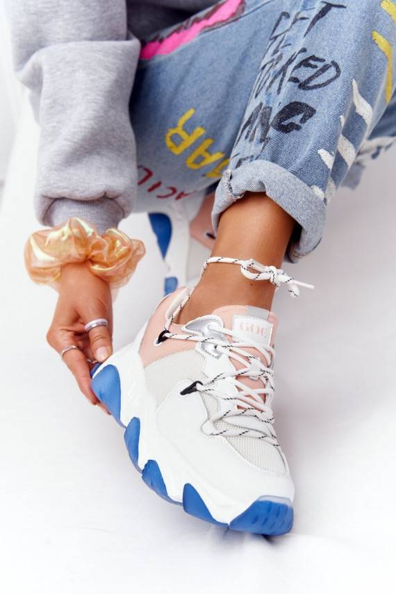 Sportiska stila apavi  GOE HH2N4034 Baltas-Rozā krāsas