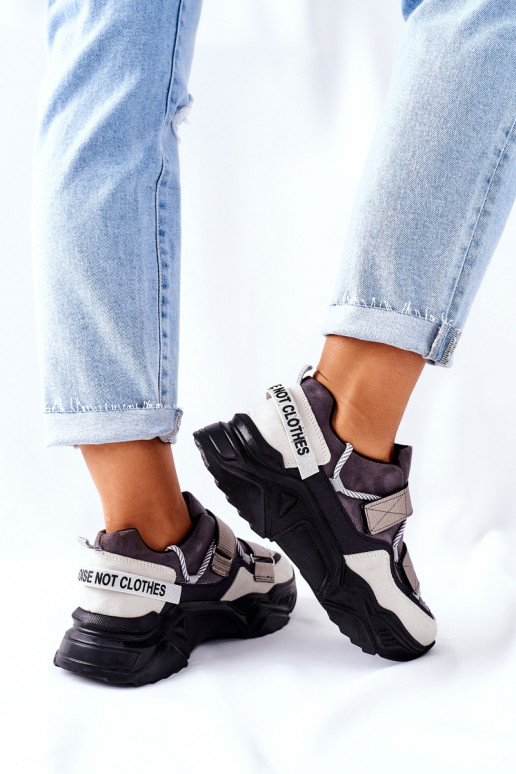 Stilīgasrnas brīvā laika apavi melnas krāsas Katerini