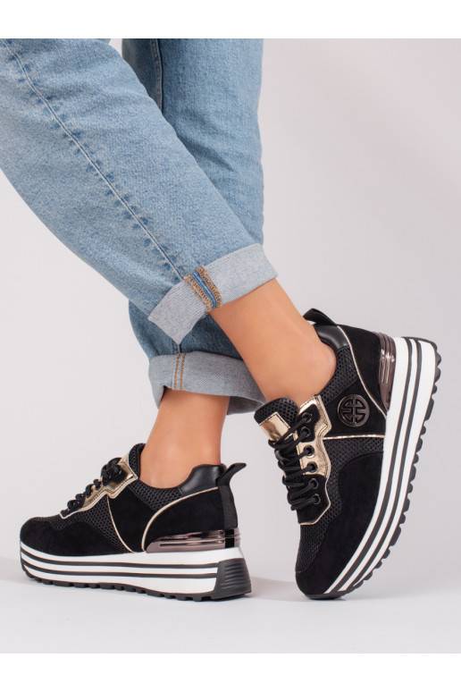 Stilīgasrnas brīvā laika apavi  Potocki Melnas krāsas