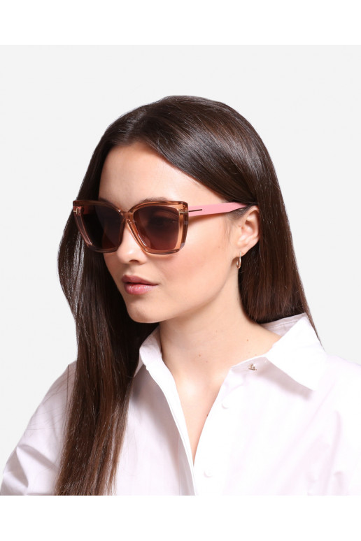 Okulary rozā krāsa przeciwsłoneczne Shelovet