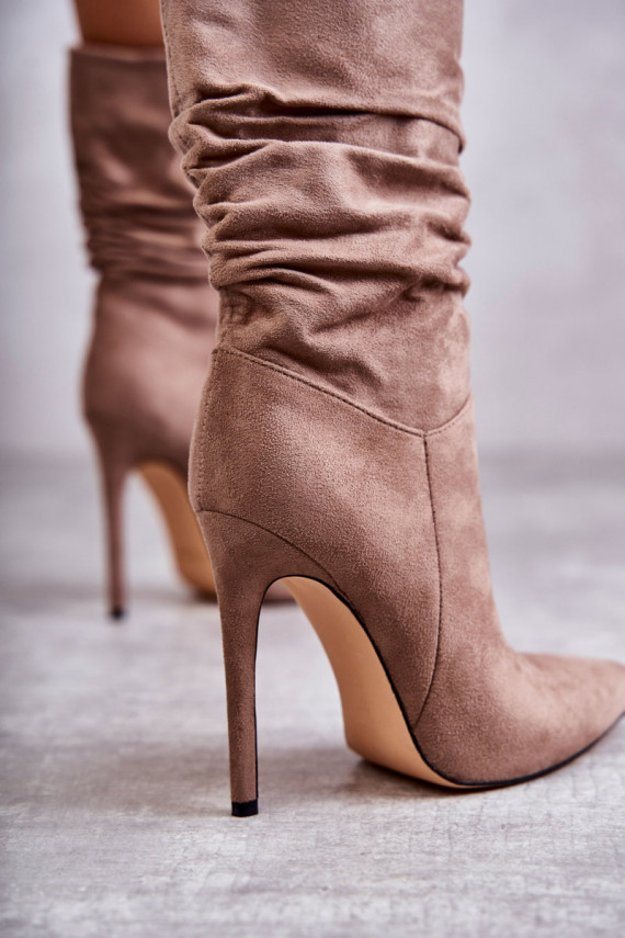   Marszczone Sieviešu puszābaki garie zābaki brūnas krāsas Laguna