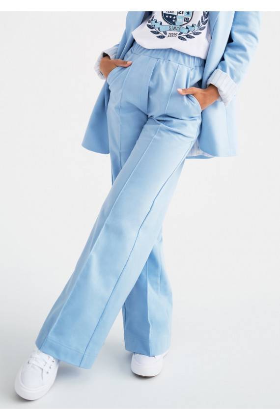 Ellis - kokvilnas bikses  zila krāsa